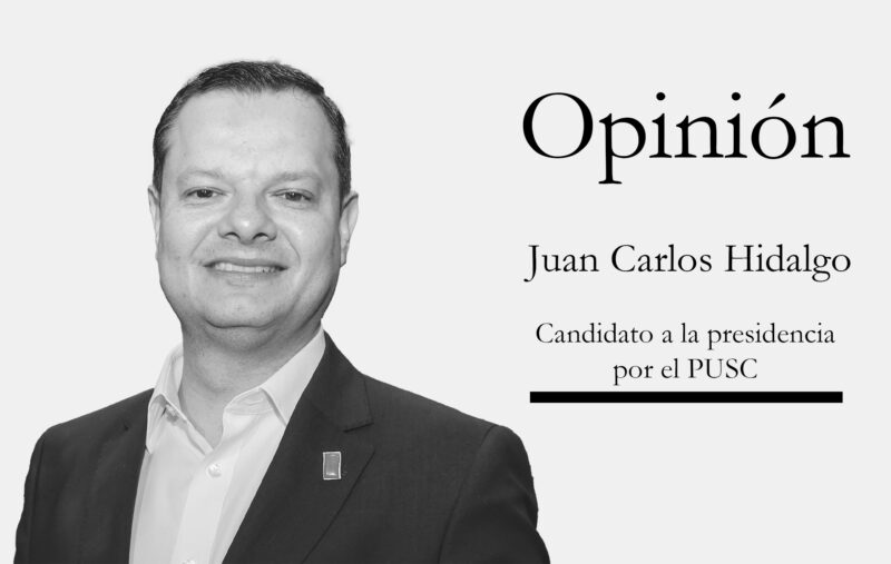 Juan Carlos Hidalgo B. Candidato a la presidencia por el PUSC