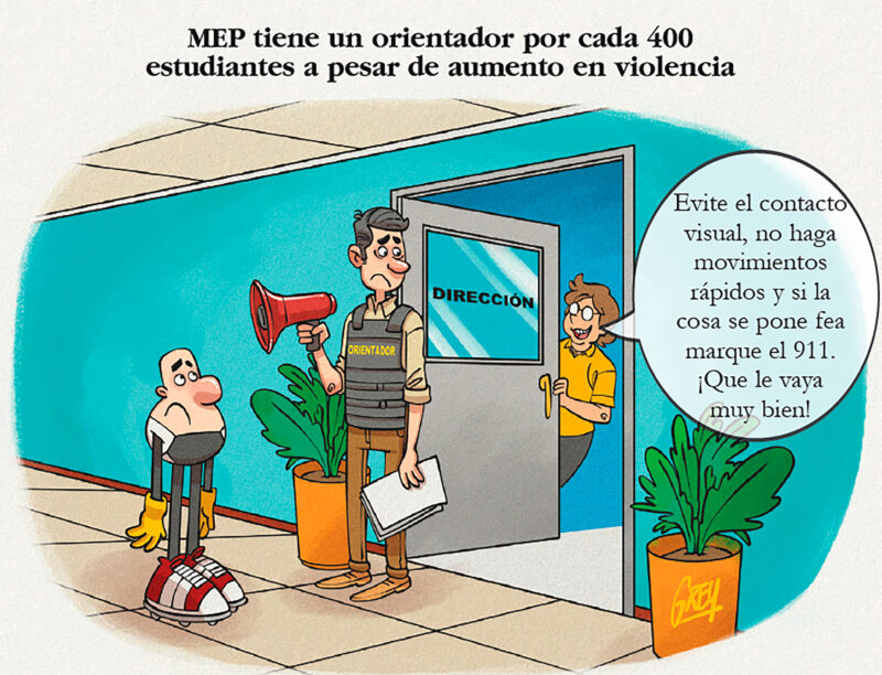 MEP tiene un orientador por cada 400 estudiantes a pesar de aumento en violencia