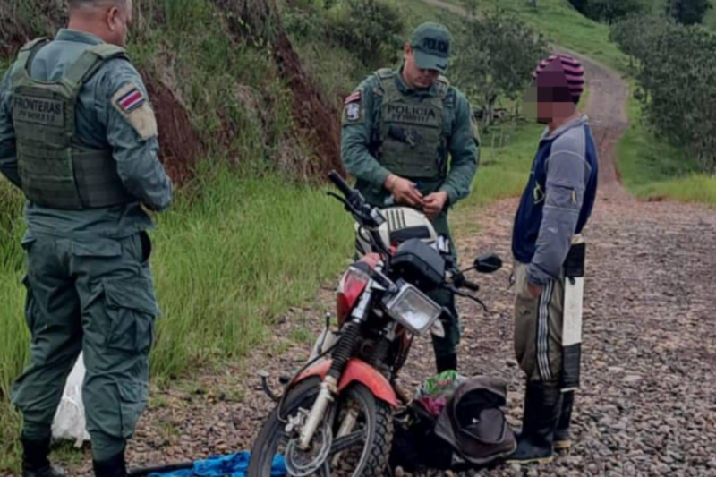 Sospechoso detenido. Foto: MSP.