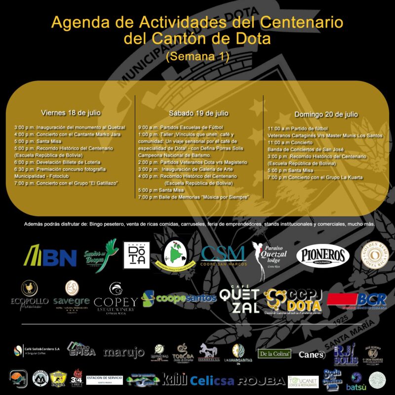 Programación de actividades. 
