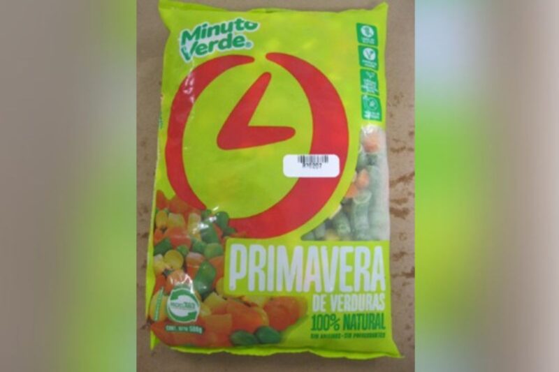 Presencia de Listeria monocytogenes en vegetales congelados. Foto: Ministerio de Salud.