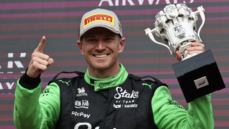 Hulkenberg esperó casi 15 años para hacer un pódium en la F1