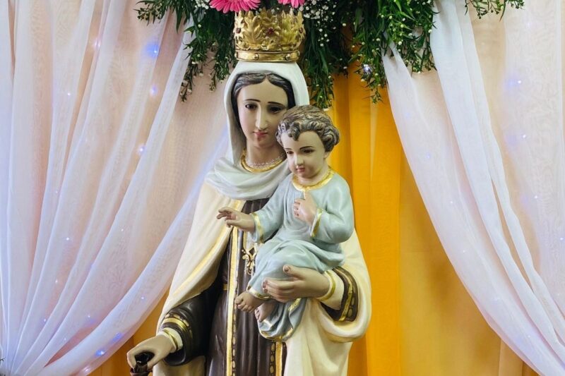 Fiestas patronales en El Carmen de Guadalupe. Foto: cortesía. 
