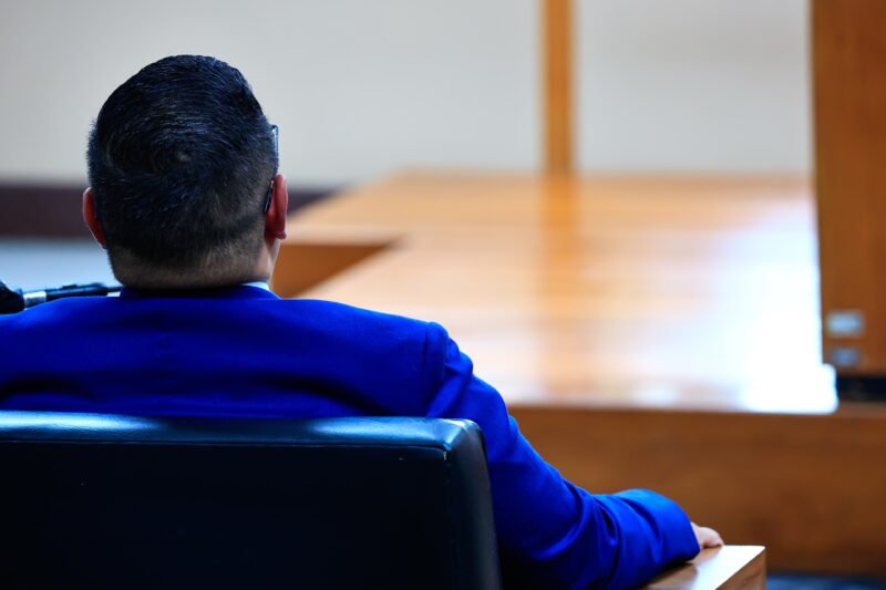 Testigo en la causa judicial. Foto: Issac Villalta.