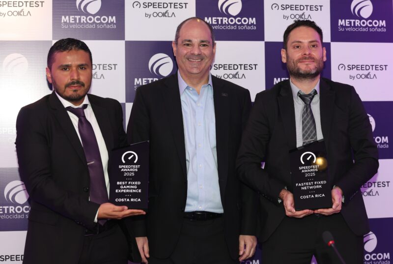 Metrocom obtiene certificado al mejor internet fijo de Costa Rica
