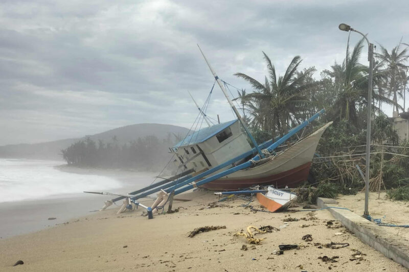 China se blinda ante la "grave amenaza" del supertifón Ragasa. Foto: AFP. 