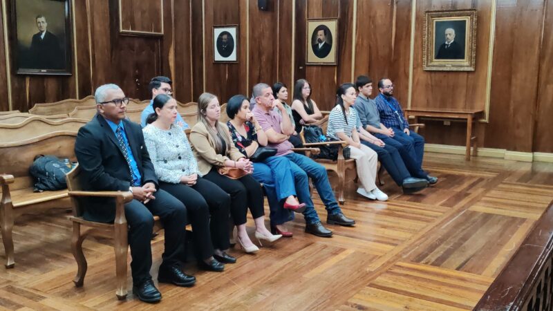Estudiante de Tierra Blanca es seleccionado para dar discurso. Foto: cortesía Municipalidad de Cartago.