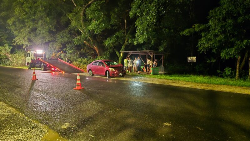 Mortal accidente en Nicoya. Foto: cortesía corresponsal Manuel Gutiérrez. 