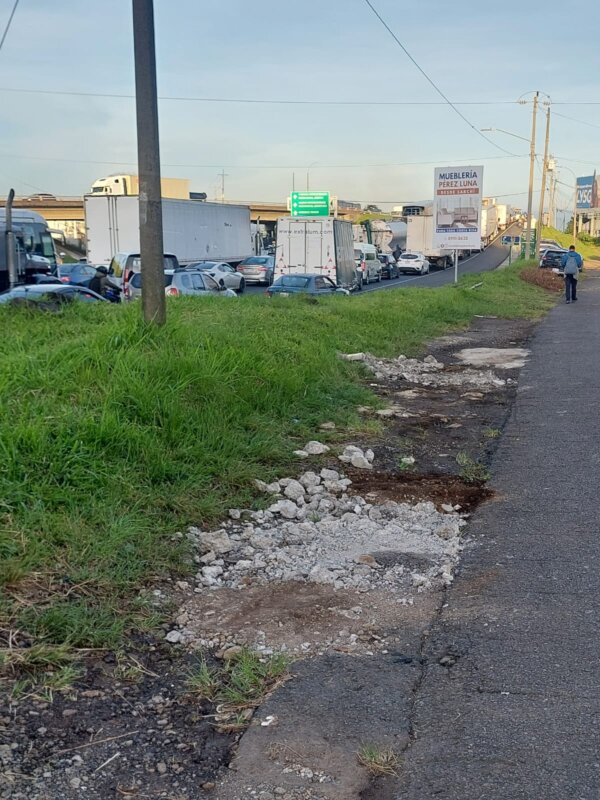 Colapso vial en Ruta 1. Foto: cortesía. 