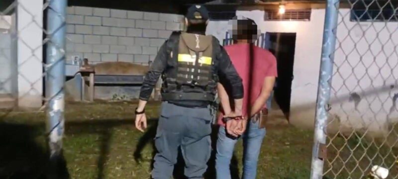 Sujeto fue detenido. Foto: MSP.