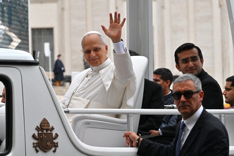 León XIV. Foto: AFP.