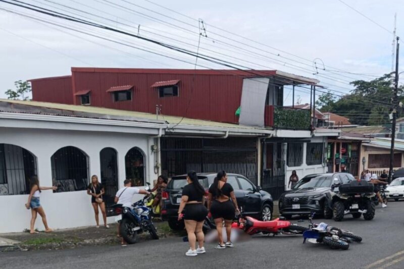 Balacera en Limón.
