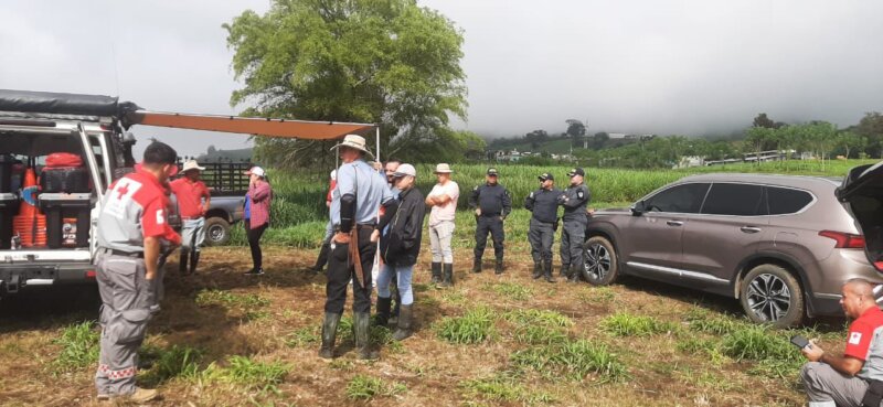Encuentran a adulta mayor desaparecida en Cartago. Foto: Cruz Roja.