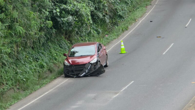 Mortal accidente en Ruta 1. Foto: corresponsal Róger Soto.