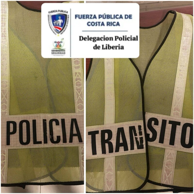 Evidencia del caso. Foto: Fuerza Pública. 