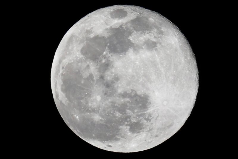 "Súper Luna". Foto: Randall Sandoval.