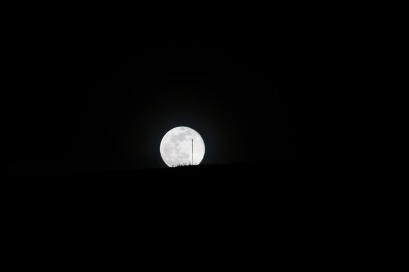 "Súper Luna". Foto: Randall Sandoval.