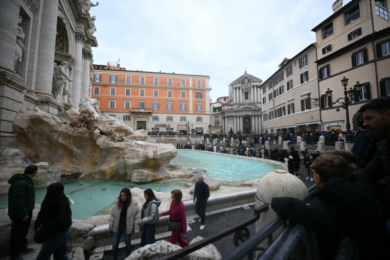 Fontana di Trevi. Foto: AFP.