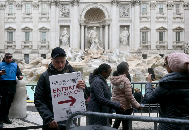 Fontana di Trevi. Foto: AFP.