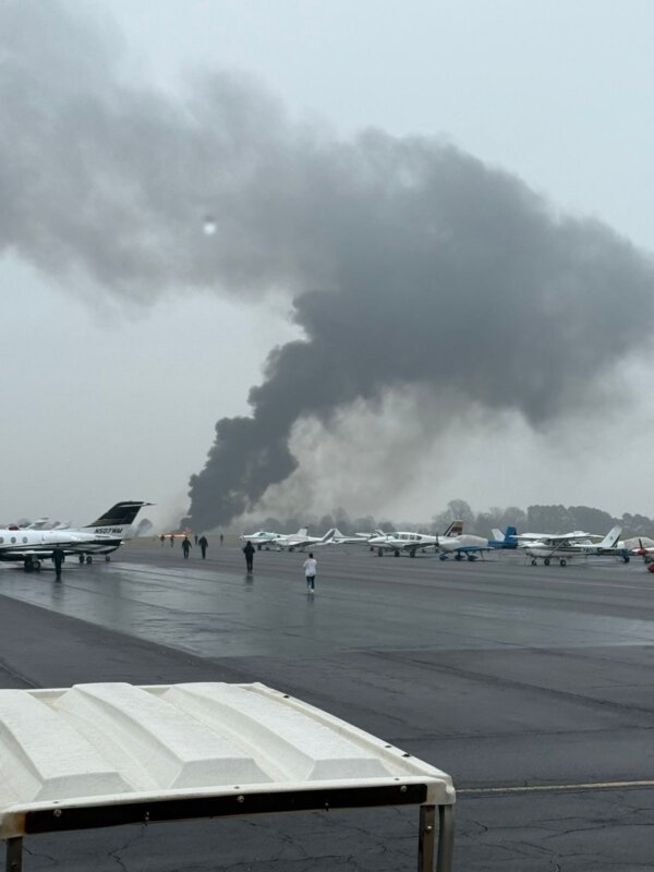 Mortal accidente aéreo. Foto: tomada de medios internacionales.