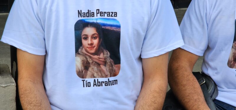 Familiares de Nadia Peraza piden justicia. Foto: Emerson Hidalgo.