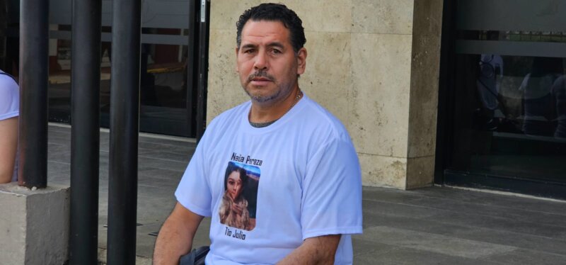 Familiares de Nadia Peraza piden justicia. Foto: Emerson Hidalgo.