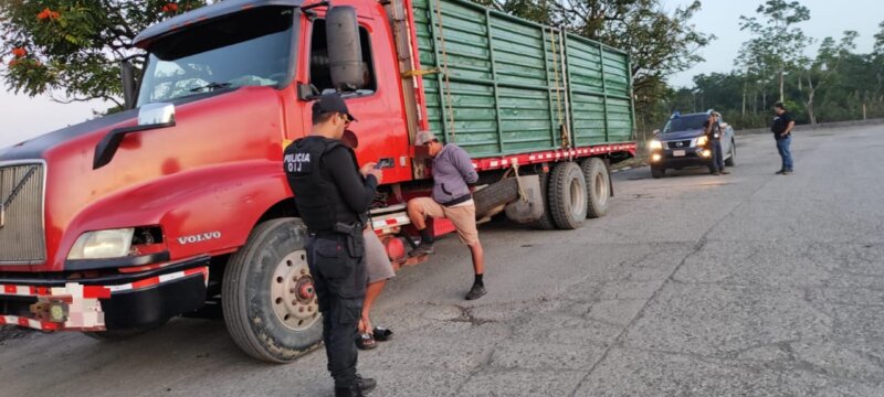 Caso por presunto robo de combustible. Foto: OIJ.