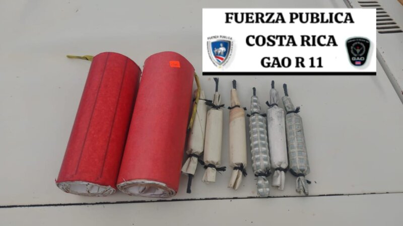 Gran decomiso de pólvora. Foto: MSP.