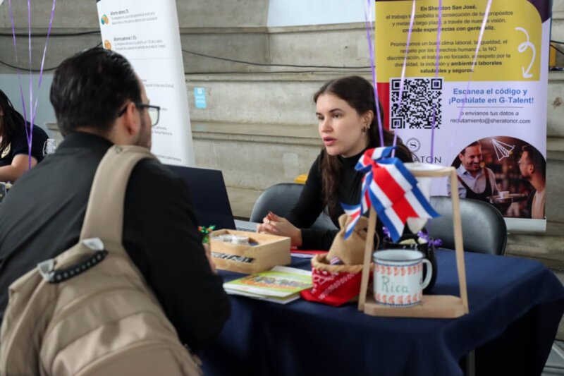 Feria de empleo en Escazú. Foto: cortesía.