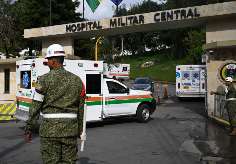 Mortal accidente aéreo en Colombia. Foto: AFP.