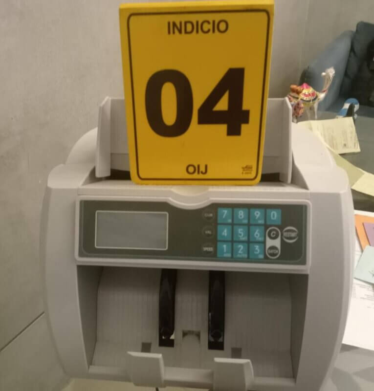 Lo decomisado en operativo. Foto: OIJ.