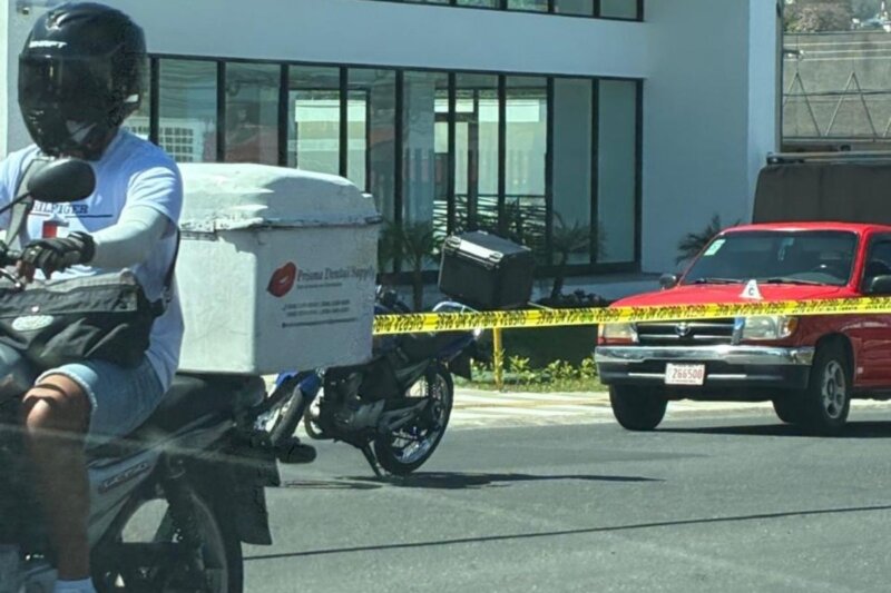 Homicidio en Escazú. Foto: cortesía.
