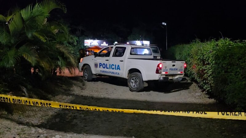 Homicidio en La Fortuna. Foto: cortesía corresponsal Mariluz Rojas.