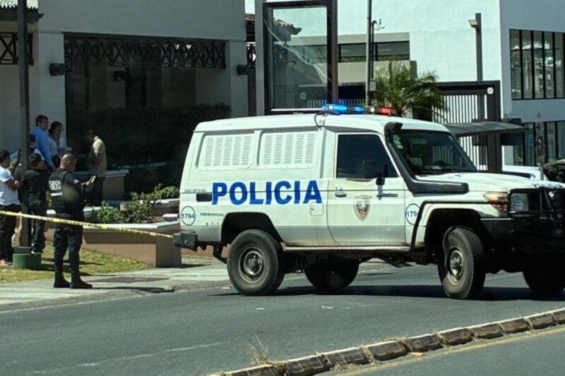 Homicidio en Escazú. Foto: cortesía.