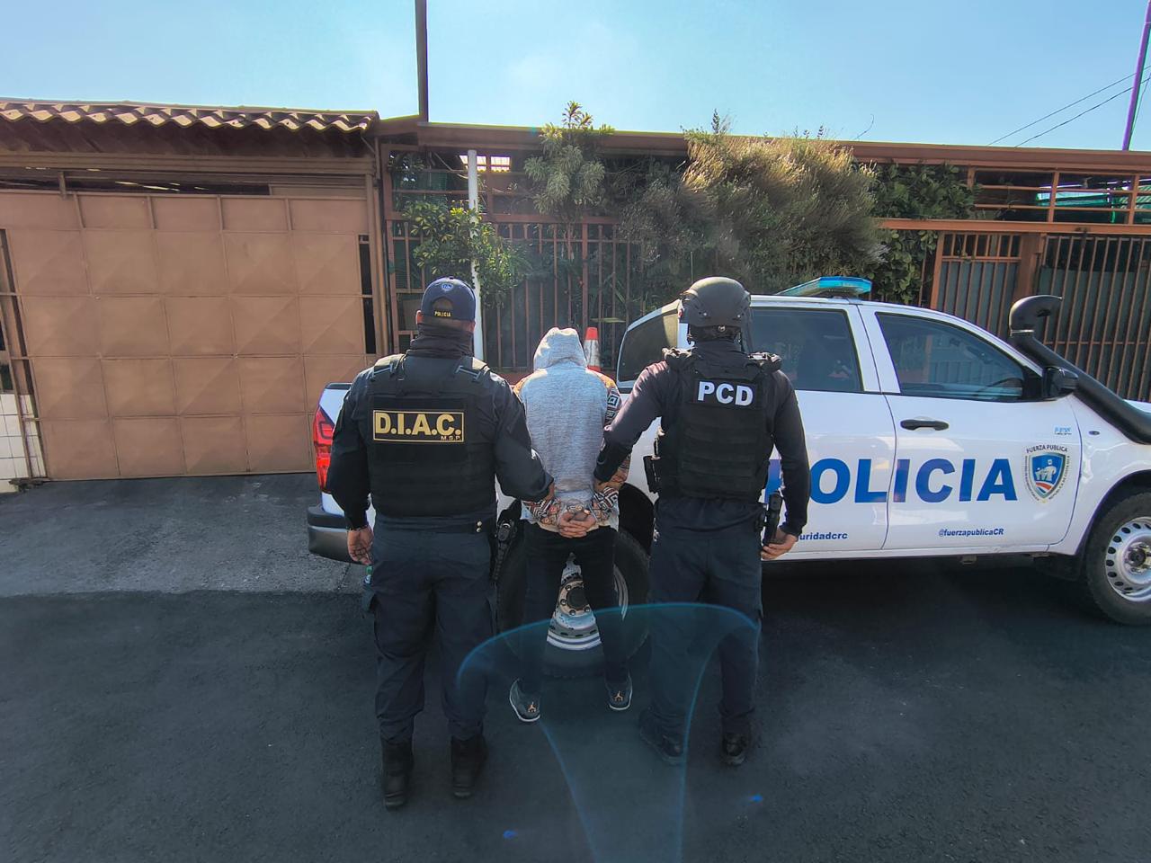 Cae banda criminal en Palmares: 3 detenidos con amplio expediente