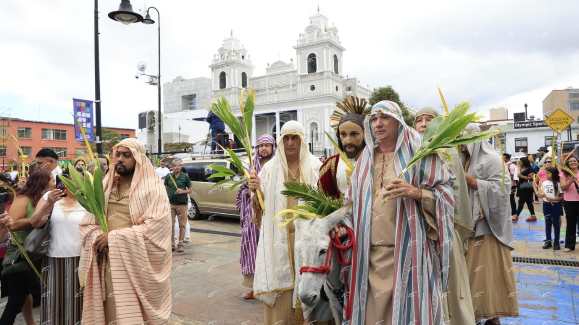 Fotos: católicos celebran el Domingo de Ramos con procesión en San José