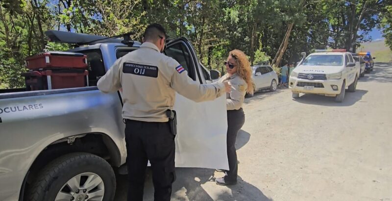Mortal accidente en Guanacaste. Foto: cortesía corresponsal Manuel Gutiérrez.