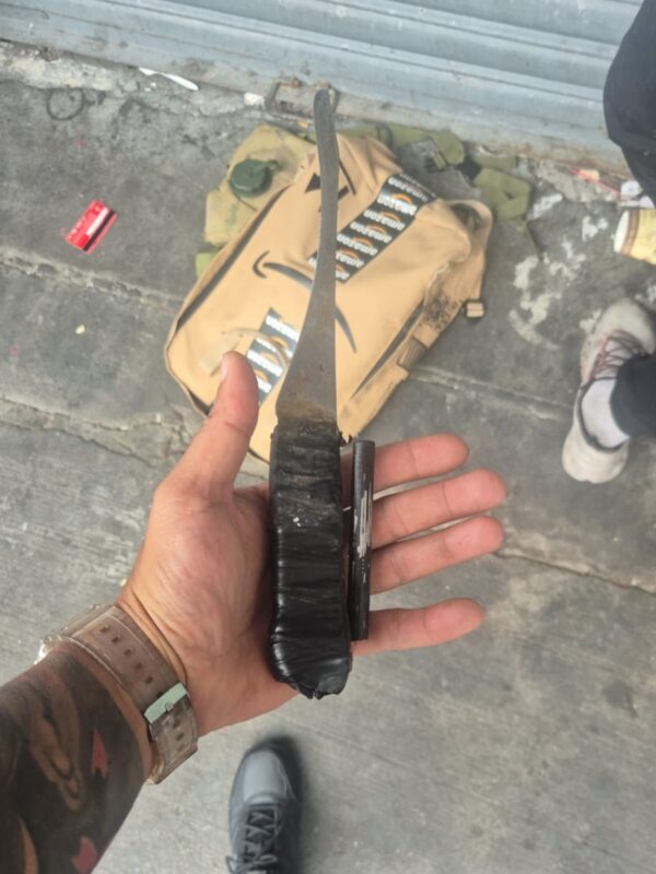Armas hechizas decomisadas. Foto: Policía Municipal de San José. 