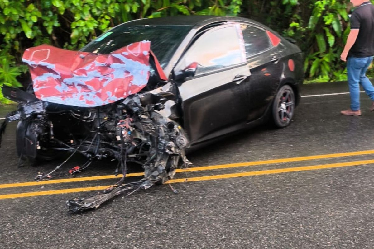 Choque de 4 carros y tráiler en Osa: reportan 6 heridos