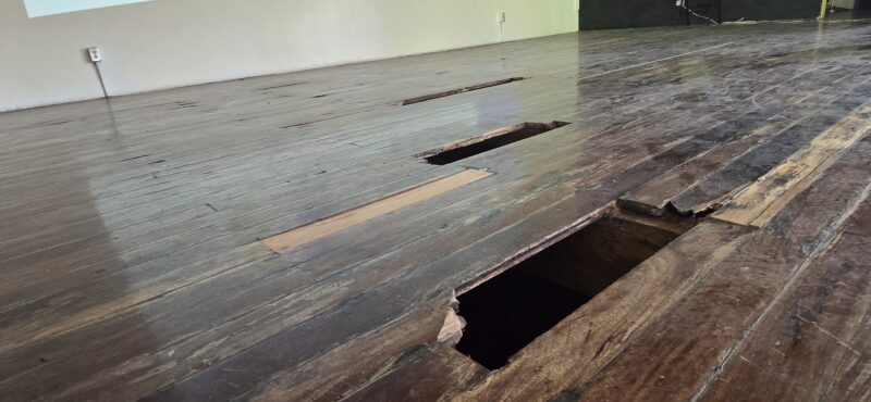 Infraestructura en mal estado en escuela. Foto: cortesía Defensoría.
