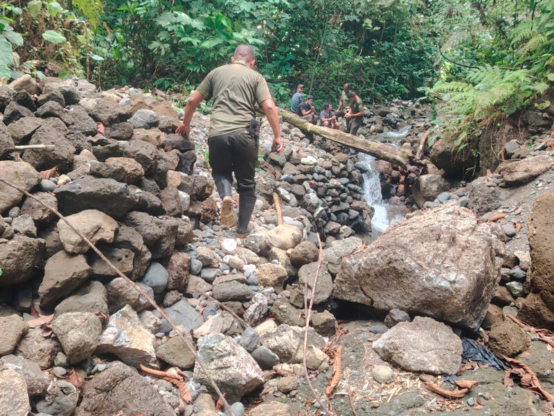 Intervención de Fuerza Pública en Corcovado.