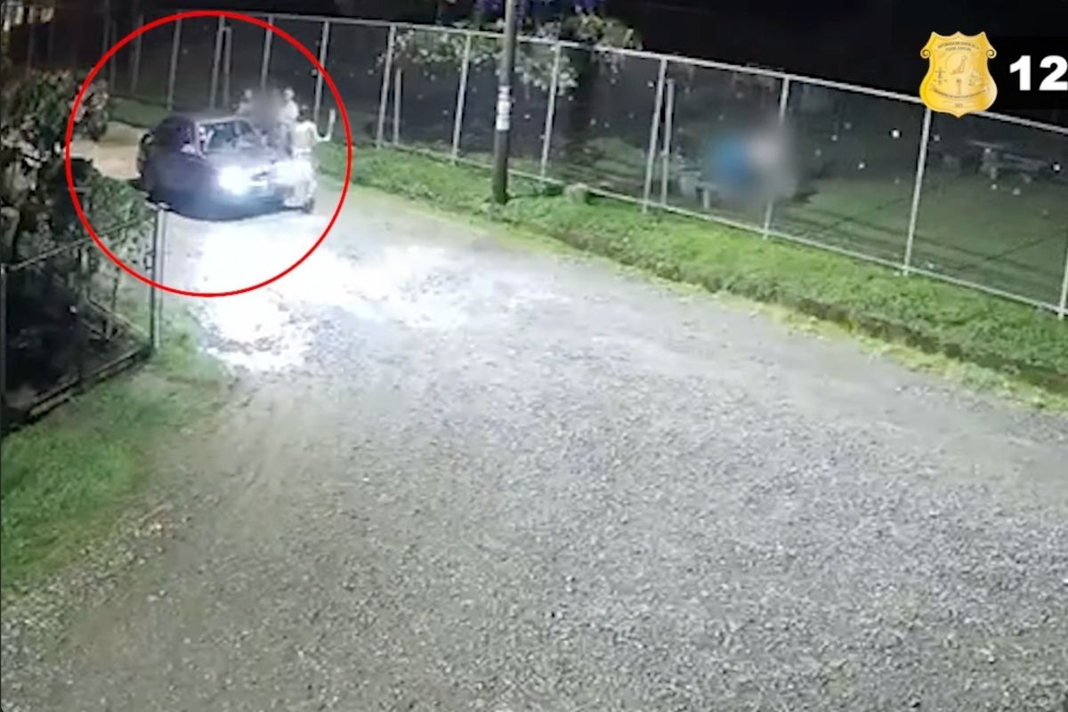 Video: Sujetos se bajan del carro y agreden a puños y machete a víctima