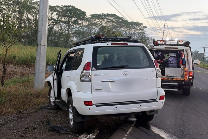 Mortal accidente en San Carlos. 