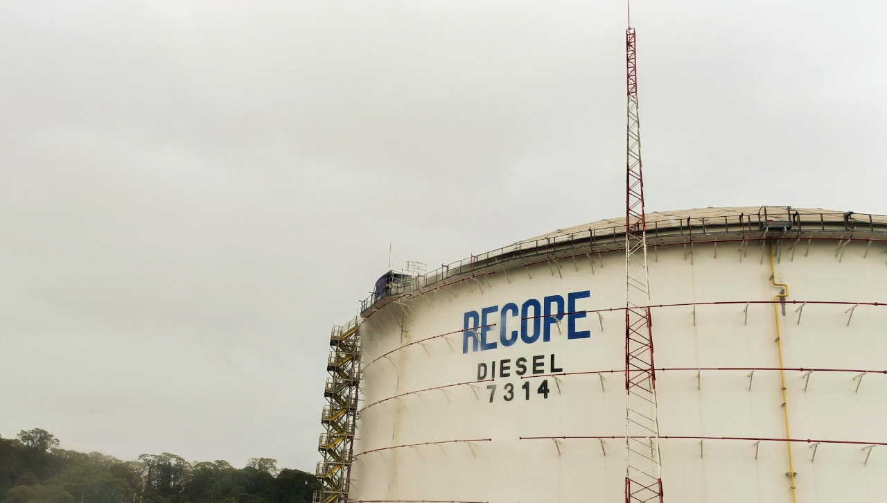 Recope habilita tanque de diésel de 350 mil barriles tras años sin uso