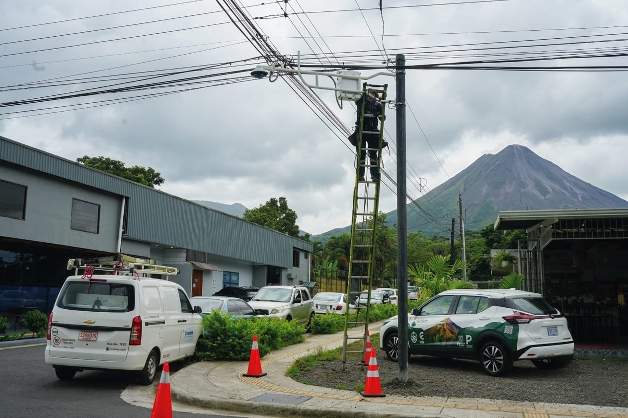 94 cámaras de vigilancia con IA reforzarán la seguridad en La Fortuna