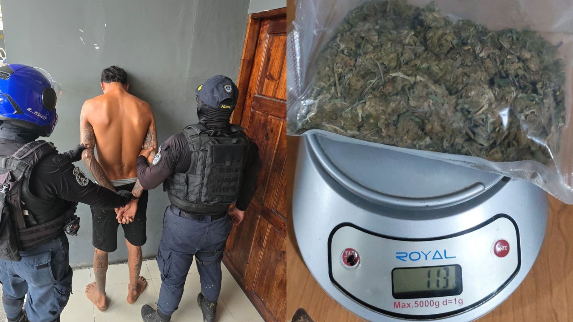 Detienen a sujeto con órdenes de captura, arma y 64 dosis de crack