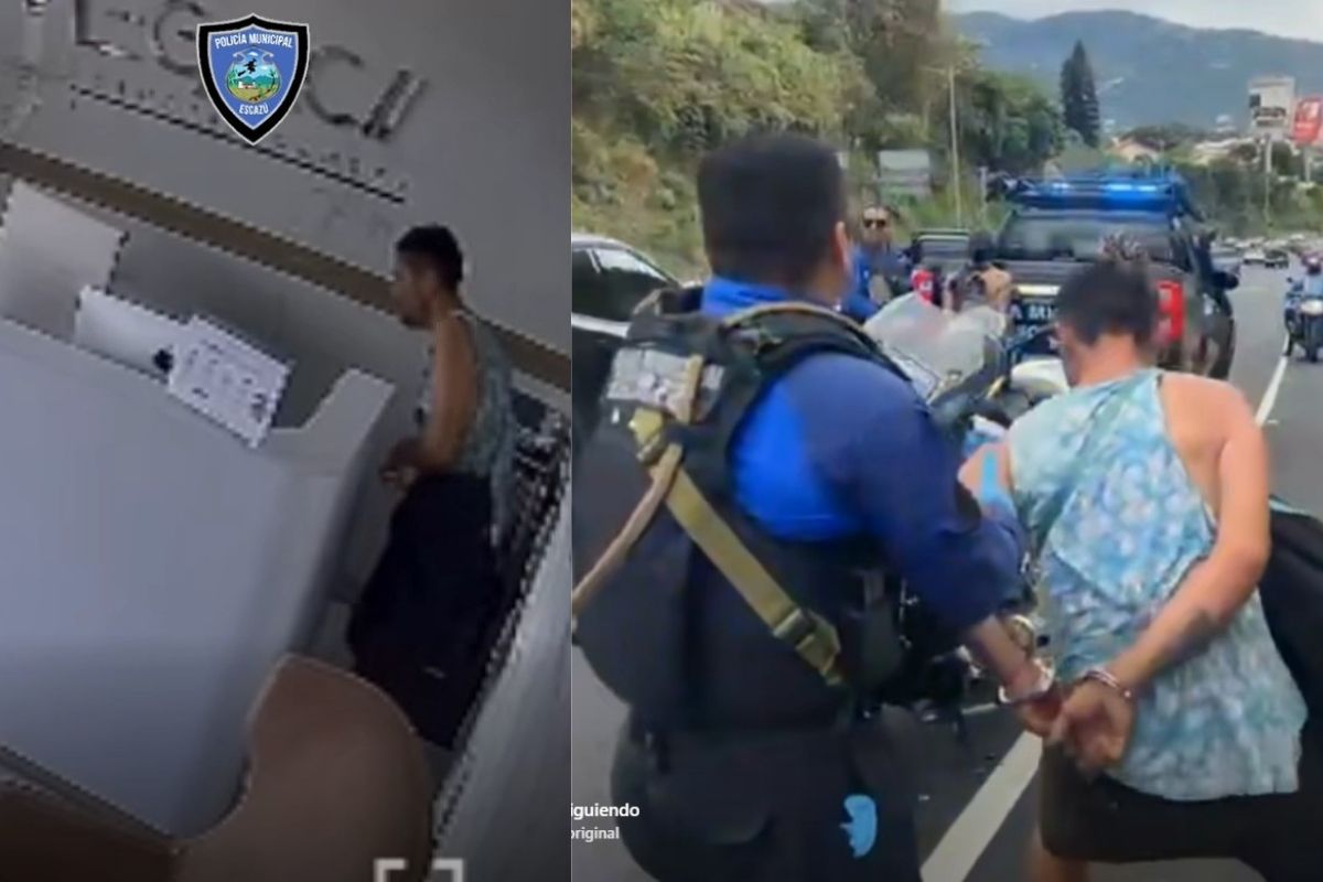 Roban iPhone en Escazú y los atrapan minutos después