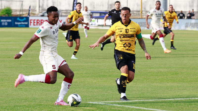 Monstruo salva el empate ante Liberia