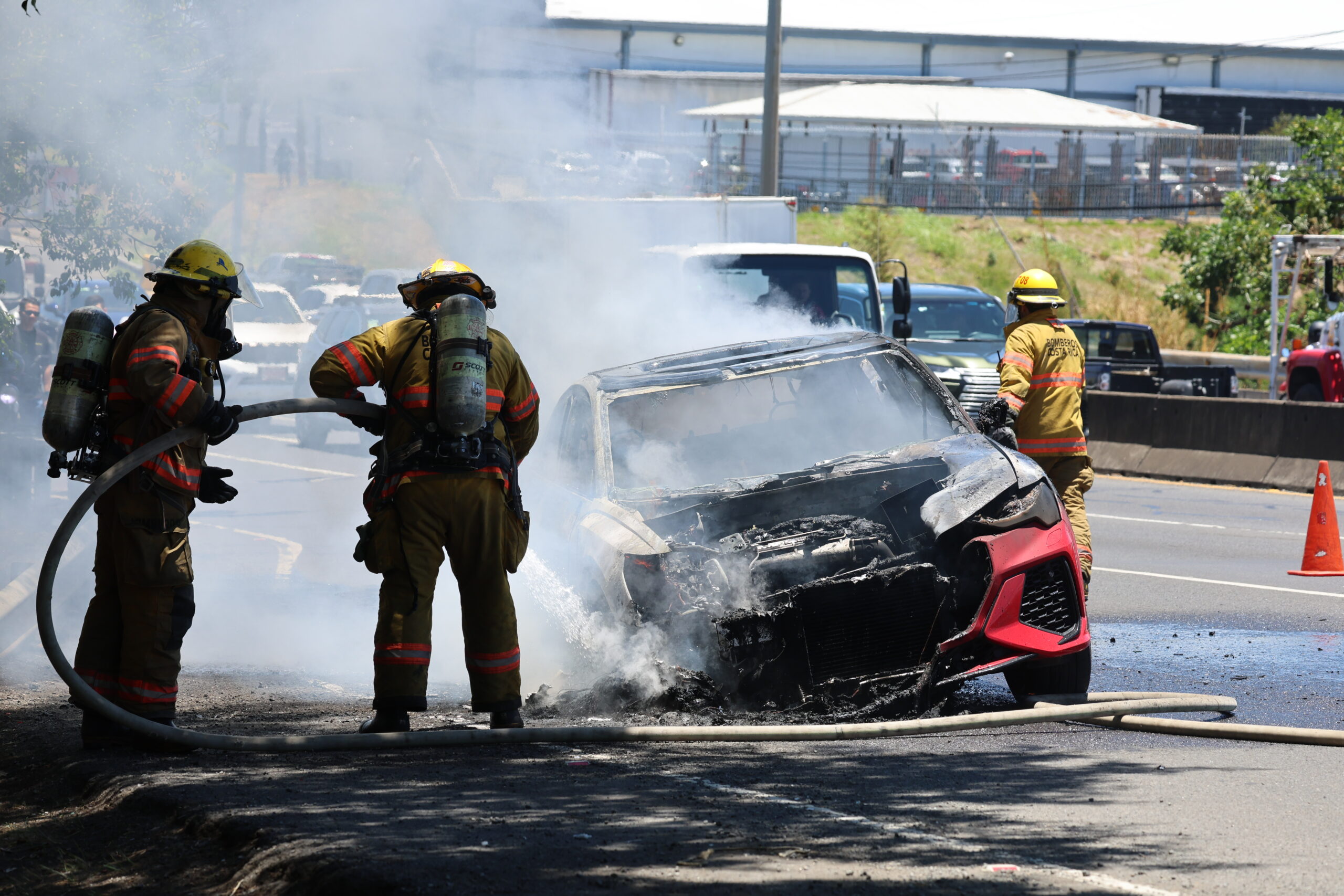 Aumenta cifra de incendios en vehículos