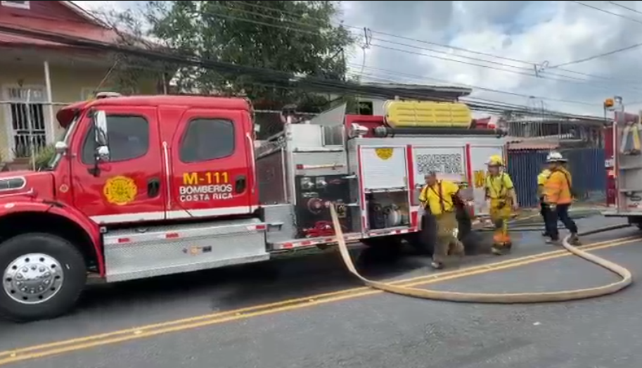 Video: Así quedó casa afectada por incendio en Heredia